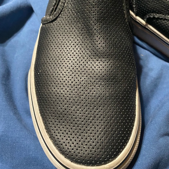 Vans black slip on shoes women’s 6.5 - Picture 2 of 10